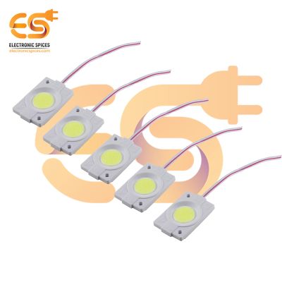 12V 2.4W Cool White COB LED | Cars Interior Lights | Universal Car Roof & Cabin Lights Pack of 5